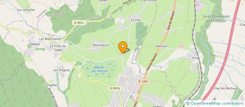 localisation de l'entreprise MONSIEUR ERIC GAUDIEZ  LA BIOLLE