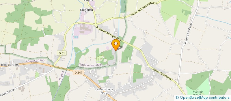 localisation de l'entreprise MONSIEUR ERIC GAUDIN à CORNILLE-LES-CAVES