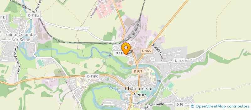 localisation de l'entreprise MONSIEUR ERIC GAUNIN à CHATILLON-SUR-SEINE