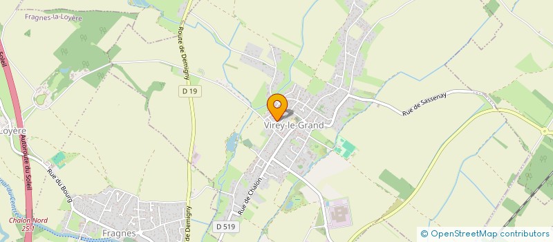 localisation de l'entreprise MONSIEUR ERIC GAYER  VIREY-LE-GRAND