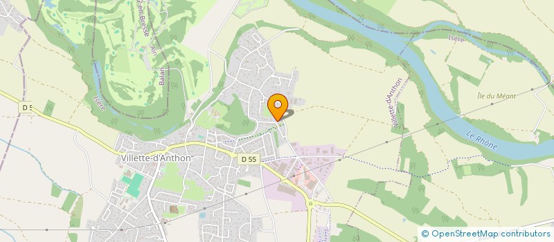 localisation de l'entreprise MONSIEUR ERIC GAYET  VILLETTE-D'ANTHON