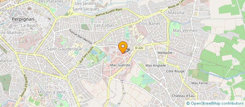 localisation de l'entreprise MONSIEUR ERIC GAYRAUD  CABESTANY