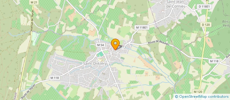 localisation de l'entreprise MONSIEUR ERIC GAYRAUD  SAINT-DREZERY