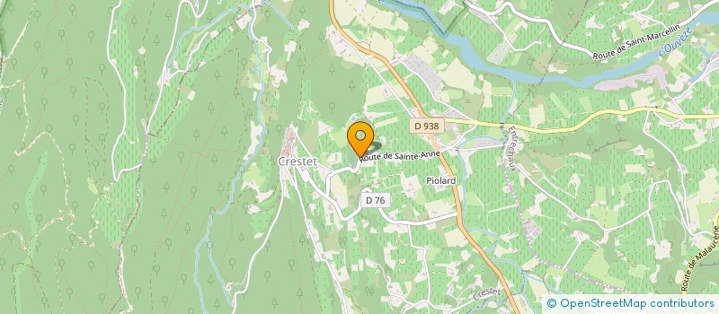 localisation de l'entreprise MONSIEUR ERIC GEELEN  CRESTET