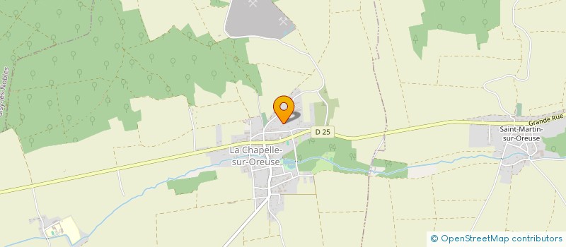 localisation de l'entreprise MONSIEUR ERIC GEFFROY  LA CHAPELLE-SUR-OREUSE