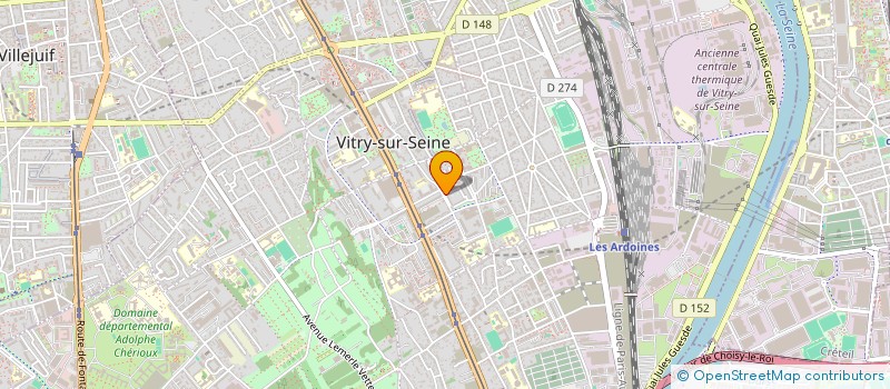 localisation de l'entreprise MONSIEUR ERIC GEFFROY à VITRY-SUR-SEINE