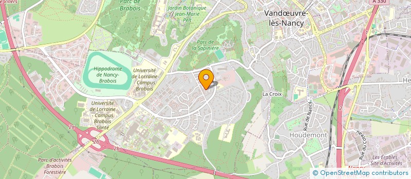 localisation de l'entreprise MONSIEUR ERIC GEISSLER  VANDUVRE-LES-NANCY