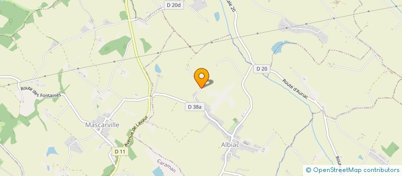 localisation de l'entreprise MONSIEUR ERIC GELIS  ALBIAC