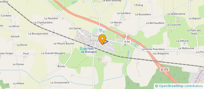 localisation de l'entreprise MONSIEUR ERIC GENDREAU à LE THEIL-DE-BRETAGNE
