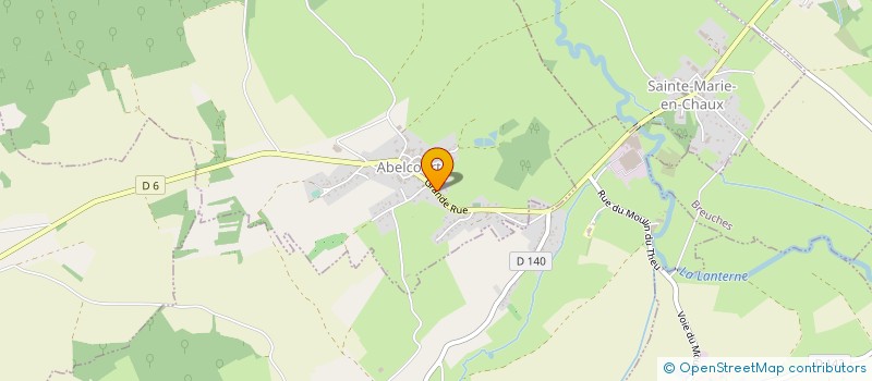 localisation de l'entreprise MONSIEUR ERIC GENET  ABELCOURT