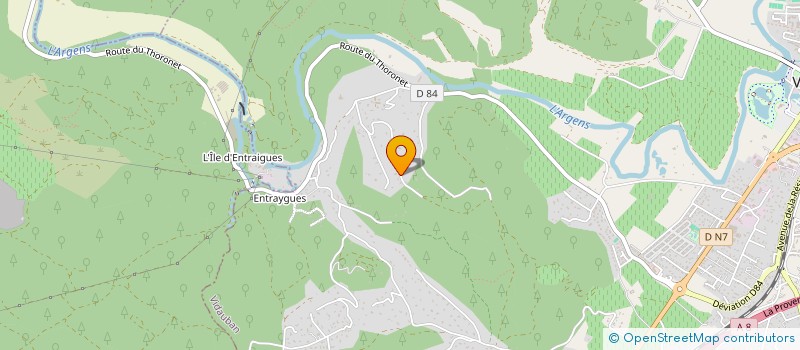 localisation de l'entreprise MONSIEUR ERIC GENONI  VIDAUBAN