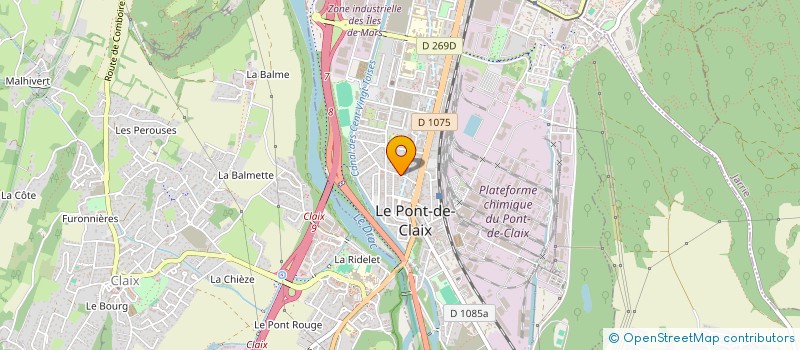 localisation de l'entreprise MONSIEUR ERIC GENTILI à LE PONT-DE-CLAIX