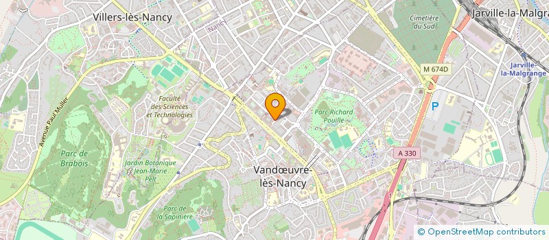 localisation de l'entreprise MONSIEUR ERIC GEORGES  VANDUVRE-LES-NANCY