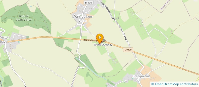 localisation de l'entreprise MONSIEUR ERIC GERVAIS  MONTREUIL-EN-CAUX