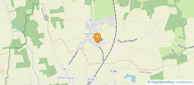 localisation de l'entreprise MONSIEUR ERIC GHYSELS  HAMPIGNY