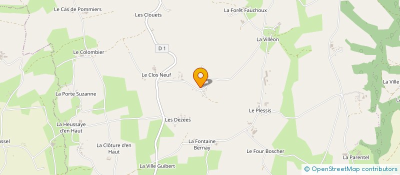 localisation de l'entreprise MONSIEUR ERIC GIBIER à LE MENE
