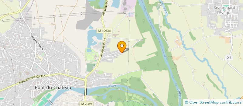 localisation de l'entreprise MONSIEUR ERIC GIGAND  PONT-DU-CHATEAU