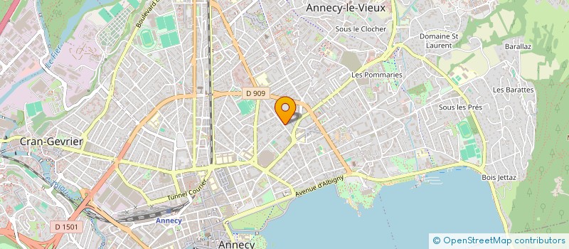 localisation de l'entreprise MONSIEUR ERIC GIGLEUX  ANNECY