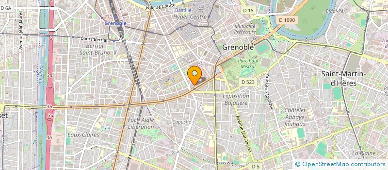 localisation de l'entreprise MONSIEUR ERIC GILABERT à GRENOBLE