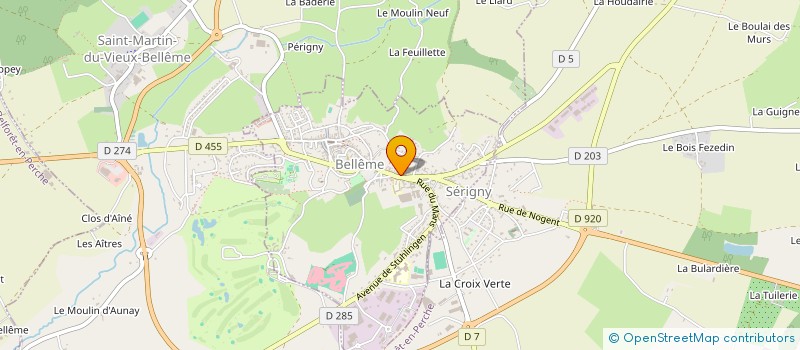 localisation de l'entreprise MONSIEUR ERIC GILBERT VINCENT LESUEUR à BELLEME