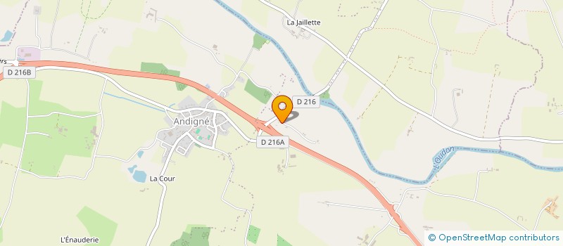 localisation de l'entreprise MONSIEUR ERIC GILLARD  LE LION D'ANGERS