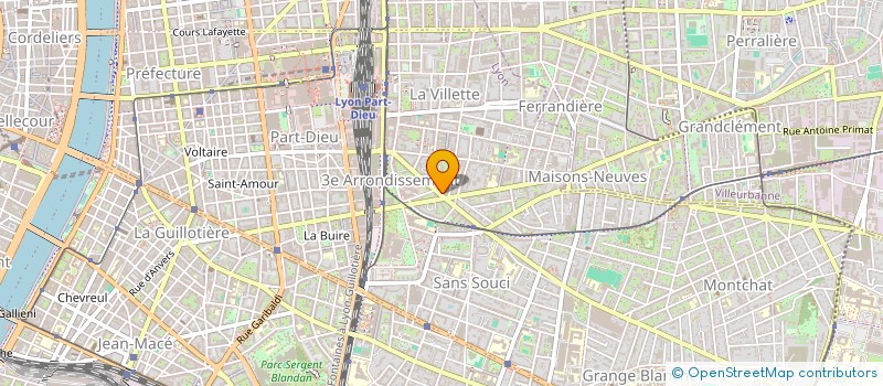 localisation de l'entreprise MONSIEUR ERIC GILLAUX  LYON