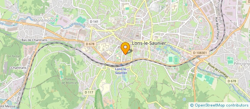 localisation de l'entreprise MONSIEUR ERIC GILLES à LONS-LE-SAUNIER