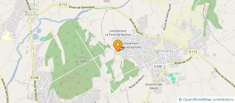 localisation de l'entreprise MONSIEUR ERIC GILLET  GENISSIEUX