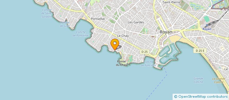 localisation de l'entreprise MONSIEUR ERIC GILLIERON  ROYAN