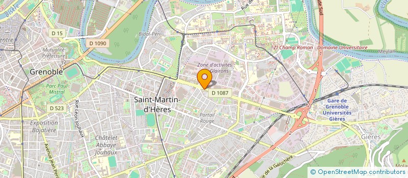 localisation de l'entreprise MONSIEUR ERIC GILLIO à SAINT-MARTIN-D'HERES