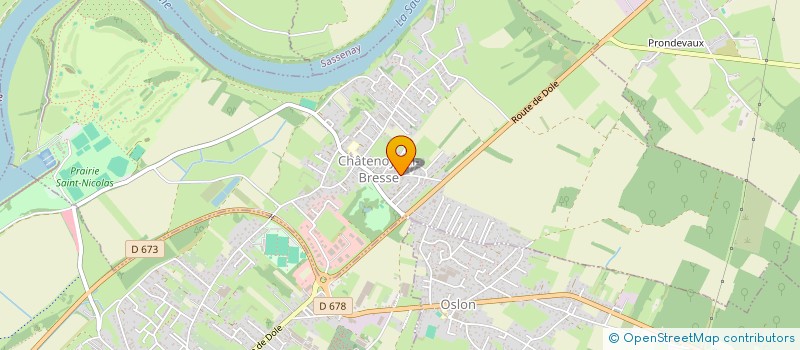 localisation de l'entreprise MONSIEUR ERIC GILLOT  CHATENOY-EN-BRESSE