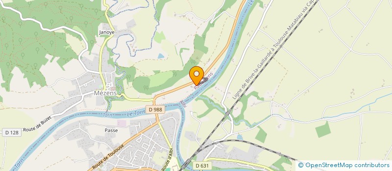 localisation de l'entreprise MONSIEUR ERIC GILMAIRE  RABASTENS