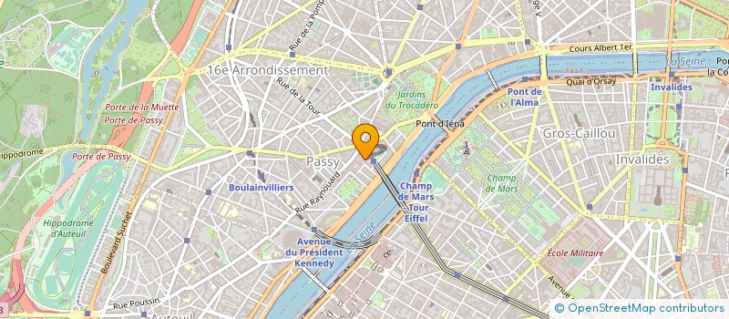 localisation de l'entreprise MONSIEUR ERIC GINDRE  PARIS