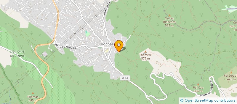 localisation de l'entreprise MONSIEUR ERIC GINER  ROCBARON