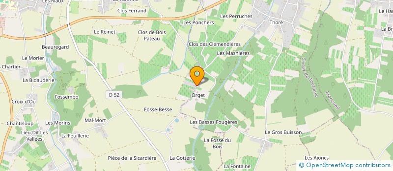 localisation de l'entreprise MONSIEUR ERIC GIRARD  BLERE