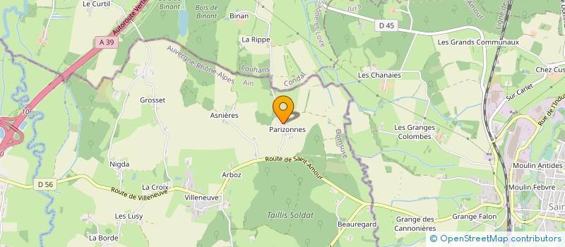 localisation de l'entreprise MONSIEUR ERIC GIRARD  DOMSURE