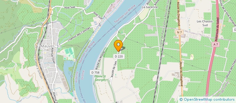 localisation de l'entreprise MONSIEUR ERIC GIRARDELLI  LA ROCHE-DE-GLUN