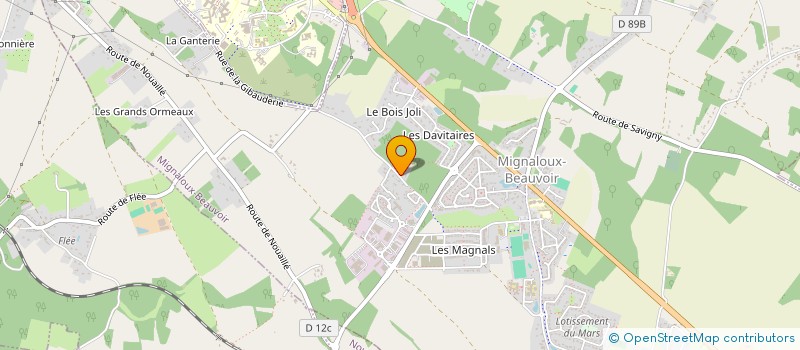 localisation de l'entreprise MONSIEUR ERIC GIRAUD  MIGNALOUX-BEAUVOIR