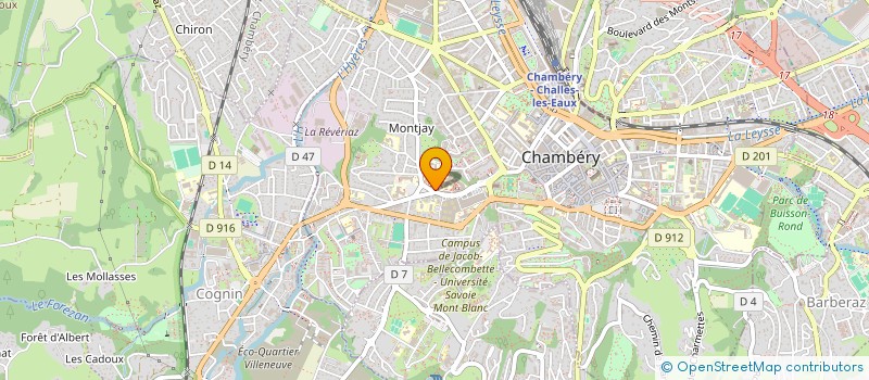 localisation de l'entreprise MONSIEUR ERIC GIRAUD  CHAMBERY