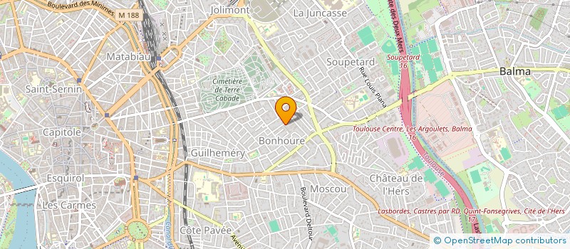localisation de l'entreprise MONSIEUR ERIC GIRAUD à TOULOUSE