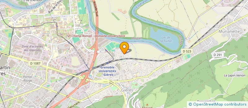 localisation de l'entreprise MONSIEUR ERIC GIRAUD  GIERES