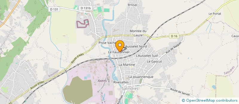 localisation de l'entreprise MONSIEUR ERIC GIRGENTI à SALINDRES