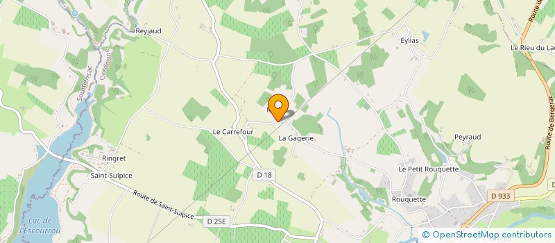 localisation de l'entreprise MONSIEUR ERIC GISPALOU  EYMET