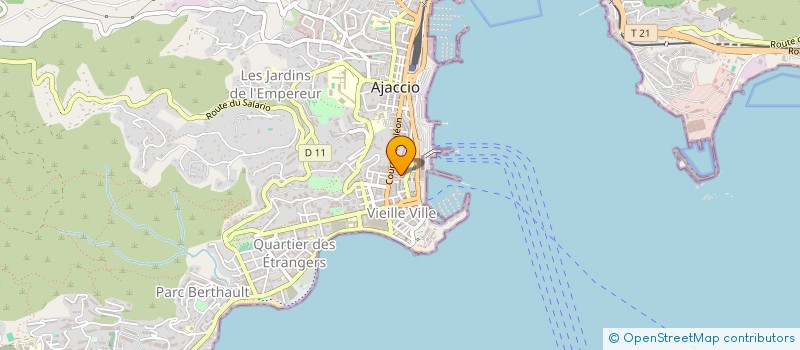 localisation de l'entreprise MONSIEUR ERIC GIUSEPPI à AJACCIO