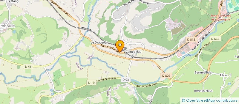 localisation de l'entreprise MONSIEUR ERIC GIVERNE  CAMBES