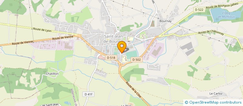 localisation de l'entreprise MONSIEUR ERIC GLATRON  SAINT-JEAN-DE-BOURNAY