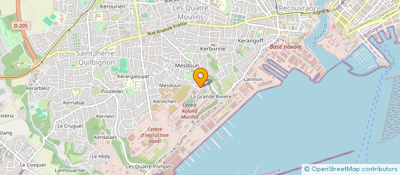 localisation de l'entreprise MONSIEUR ERIC GLEHER à BREST