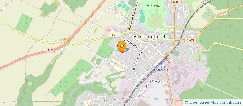 localisation de l'entreprise MONSIEUR ERIC GLORIEUX  VILLERS COTTERETS