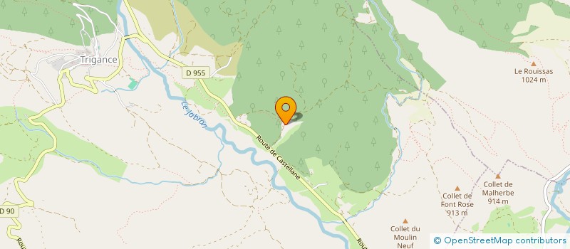 localisation de l'entreprise MONSIEUR ERIC GNAGNI  TRIGANCE