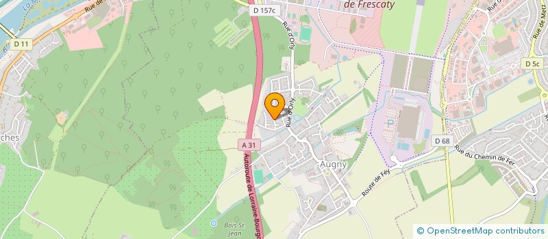 localisation de l'entreprise MONSIEUR ERIC GOBERT  AUGNY